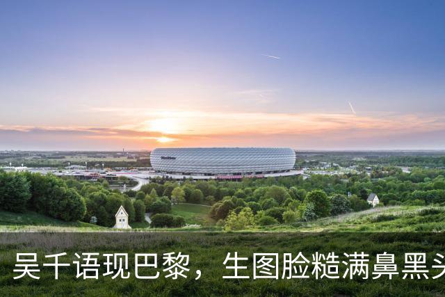 吴千语现巴黎，生图脸糙满鼻黑头，棉袄配短裤秀臀富太太架势十足